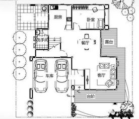 房屋设计图平面图手绘版,房屋设计图简笔画平面